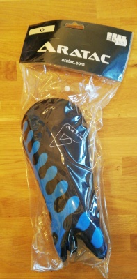 Aratac Shin Pads Black/Blue